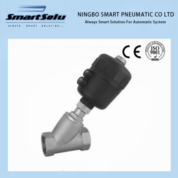 থ্রেডেড পোর্ট সংযোগ কোণ-আসন ভালভ